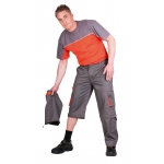 Pants Gray/Orange